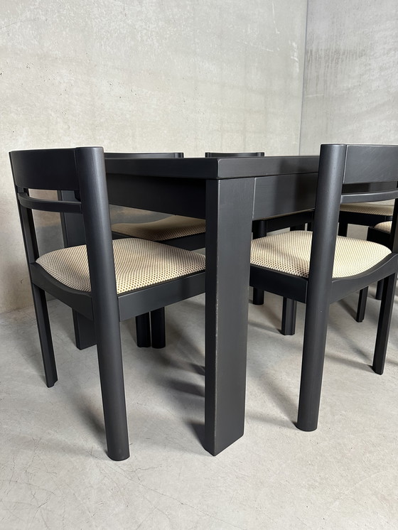 Image 1 of Vintage 1970'S Brutalist Dining Room Set