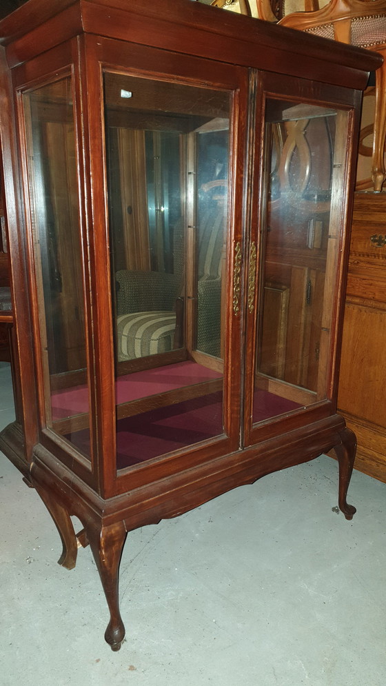 Image 1 of Chippendale Engelse vitrinekast 