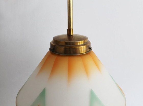 Image 1 of Rara lampada da soffitto Art Deco del 1930