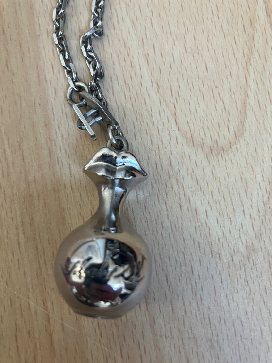 Image 1 of Petite figurine décorative de Salvador Dali ! Couleur argent !