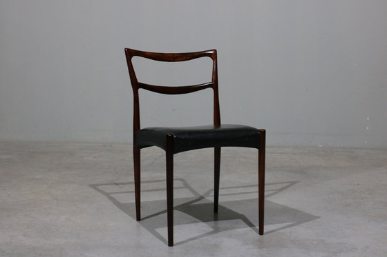 Image 1 of Esszimmerstühle aus Palisanderholz von H.W.Klein für Bramin, 6er-Set