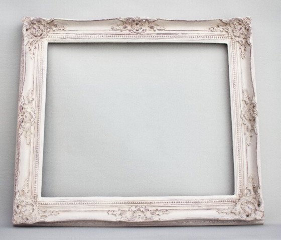 Image 1 of Vintage barokke houten lijst, handgemaakt, in Lodewijk XVI-stijl.