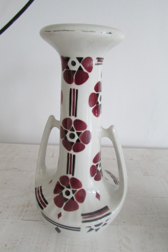 Image 1 of Art Nouveau vases by Saint Clément, 1890s, Set of 2