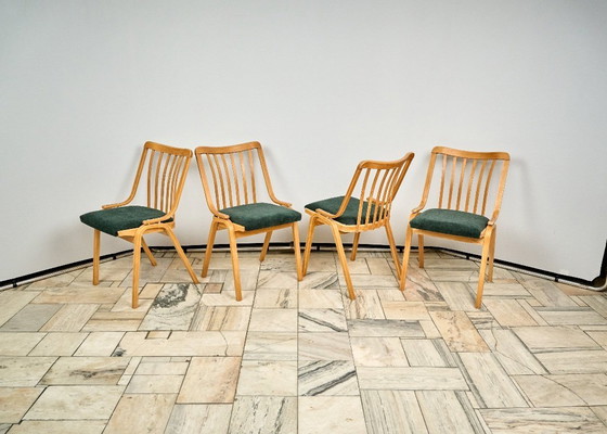 Image 1 of Set of 4 Dining Chairs by Ludvik Volak, 1960s, Czechoslovakia