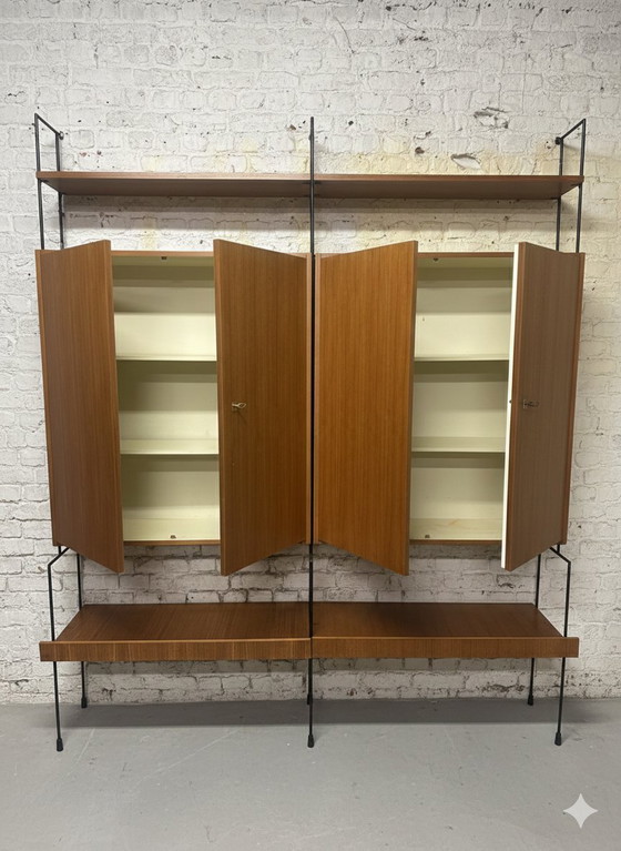 Image 1 of Vintage Omnia wandmeubel uit 1960