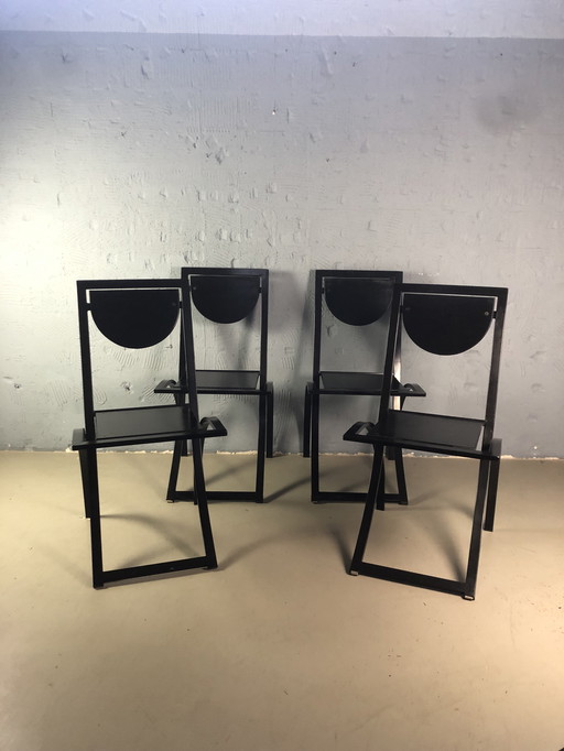 4x Sinus Chairs by Karl Friedrich Förster