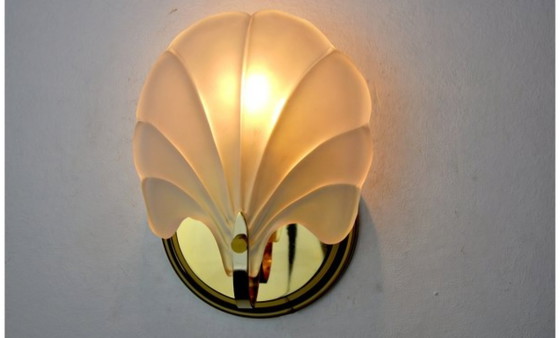 Image 1 of Italiaanse schelp wandlampen (2×)