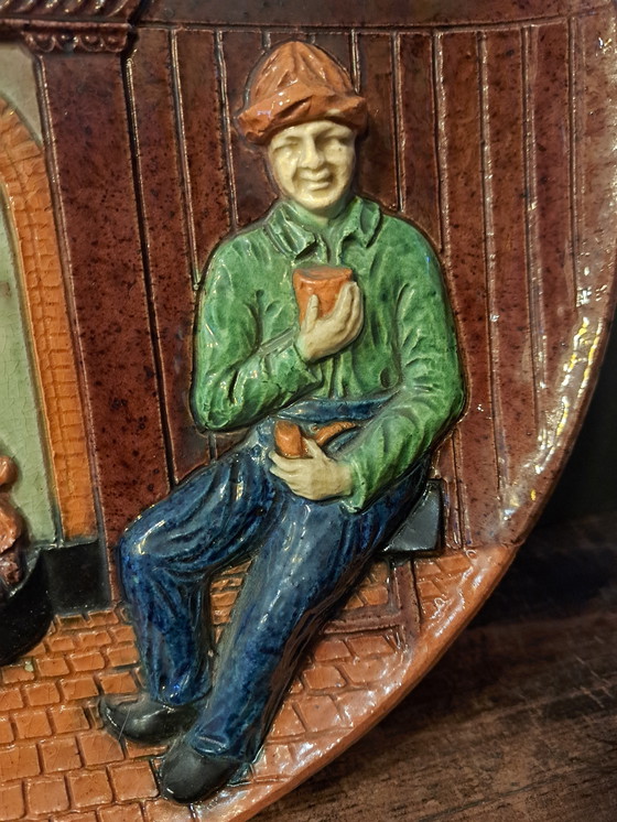 Image 1 of 1Ceramica fiamminga XXL Diametro 32,5 cm In perfette condizioni d'epoca