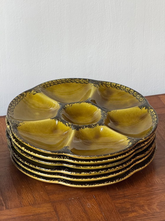 Set of 12 Gien Oyster Plates – Crockery, Ceramic (photo 18 of 20)