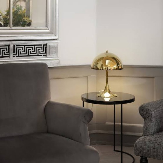 Louis Poulsen - Panthella 320 Table Lamp - Brass Metallised - New in Box – Aluminium (photo 5 of 5)