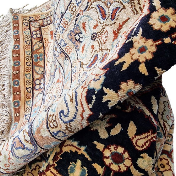 Tapis Hereke Ancien en Soie Signé | Tapis Turc Noué Main | Collection | 117×79 cm – Silk (photo 10 of 11)