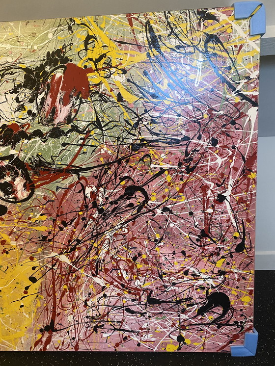 Image 1 of Schilderij Jean Koumy - Cobra Beweging