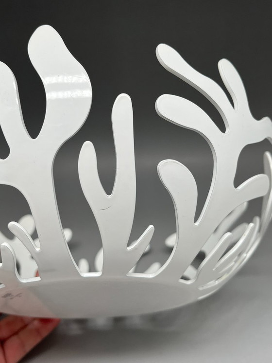 Image 1 of Frutero Alessi “Mediterraneo” – Acero blanco – Diseño de Emma Silvestris