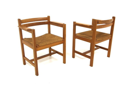 Set di 2 poltrone scandinave ""Asserbro", Børge Mogensen, Svezia, 1960