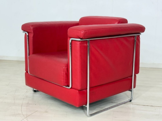 Image 1 of Prachtige Züco Carat leren fauteuil, rood