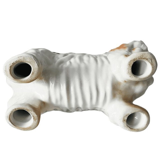 Image 1 of Vintage mid-century Imoto porselein Yorkshire Terrier Keramisch Beeldje hond 1960's