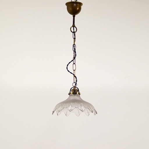 Lampada a sospensione Art Déco Holophane