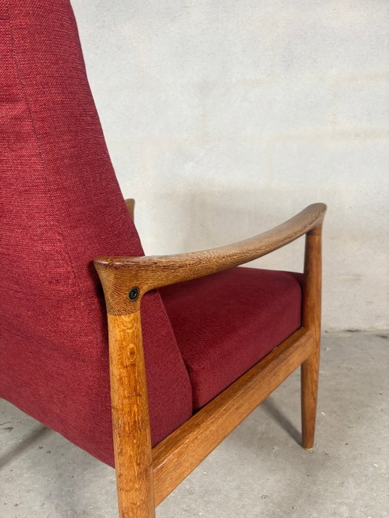 Image 1 of Fritz Hansen lounge stoel Deens design 60's