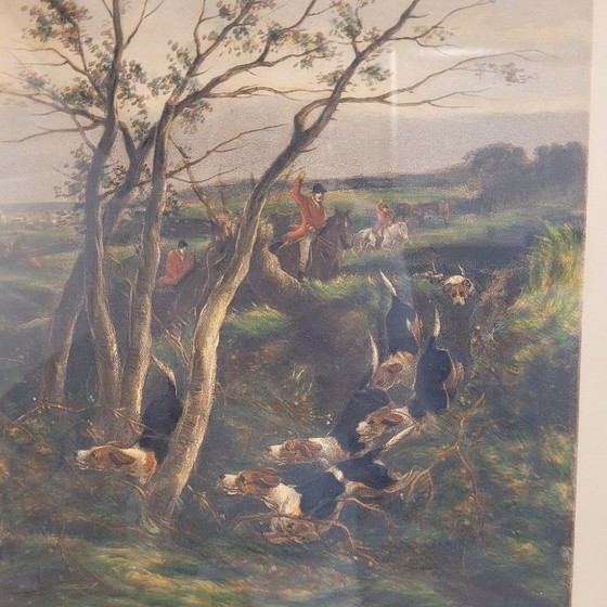 Image 1 of Gravure « Dead Beat », J. Harris et William J. Shayer, 1864 - Angleterre