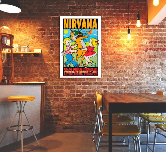Concerto Dei Nirvana A Houston Texas 1993 - Poster 61 X 91 Cm – Paper (photo 9 of 13)
