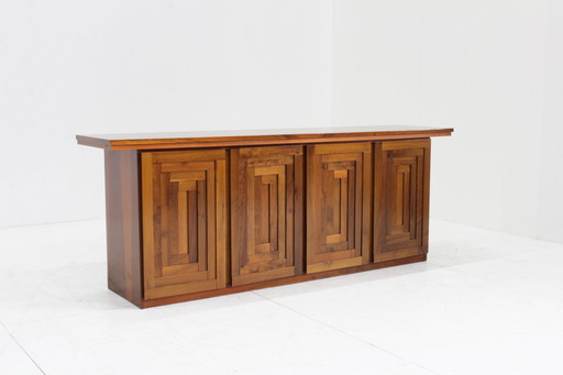 Vintage Italian Sculptural Sideboard 1970s