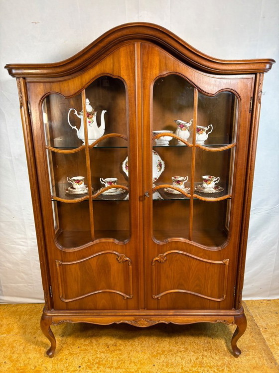 Image 1 of Classic Baroque Style Display Cabinet / Vitrine – Circa 1940–1960  Bring timeless elegance and sophistication to your home with 