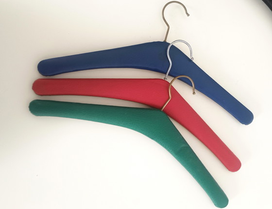 Image 1 of 10 Fifties Colored Coat hangers