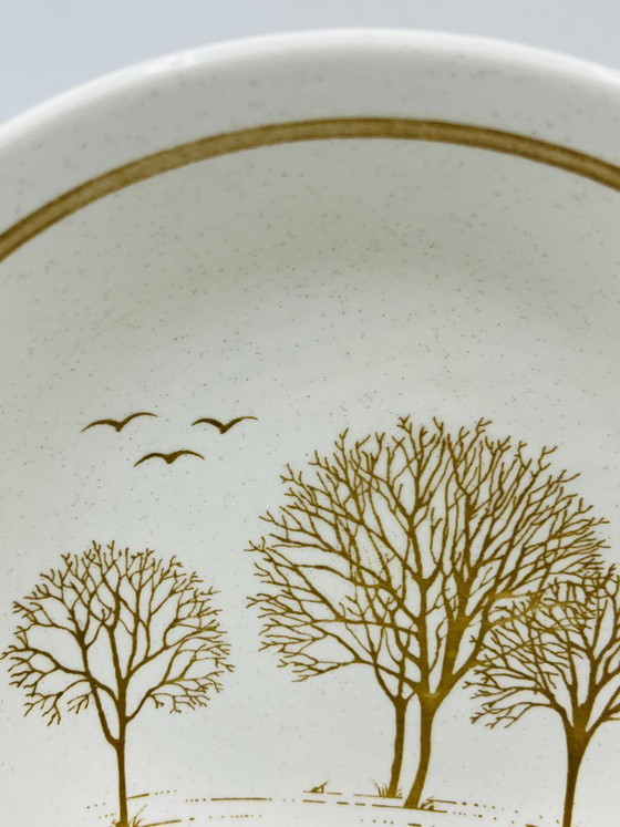 Image 1 of Set di 6 piatti fondi Churchill Homespun Trees