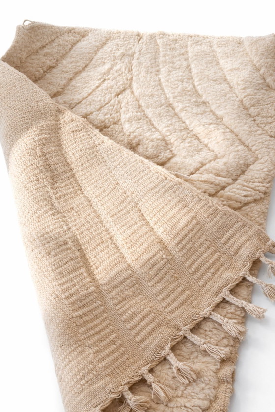 Image 1 of Authentischer Berberteppich aus dem Atlasgebirge – handgewebte Wolle (150 x 100 cm)