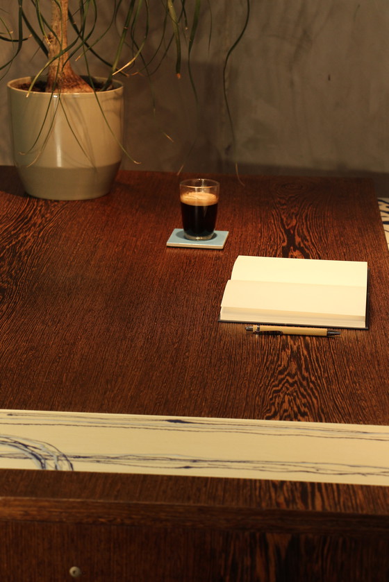 Image 1 of Bureau Cees Braakman x Pastoe avec l'art de Studio Opknappers