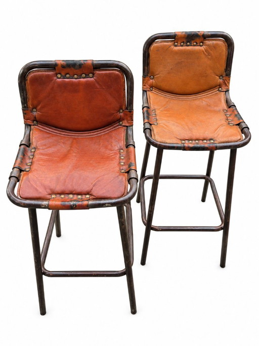 4 Vintage designer (Charlotte Perriand) barkrukken