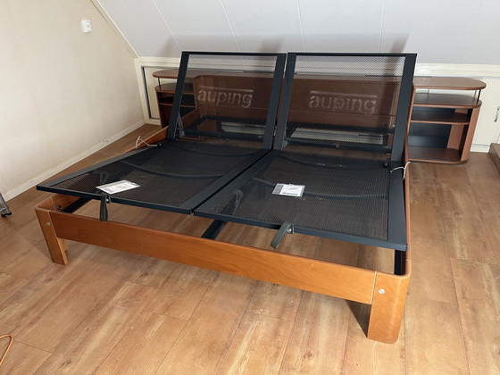 Image 1 of Auping Auronde 1000 con achterwand/nachtkastjes