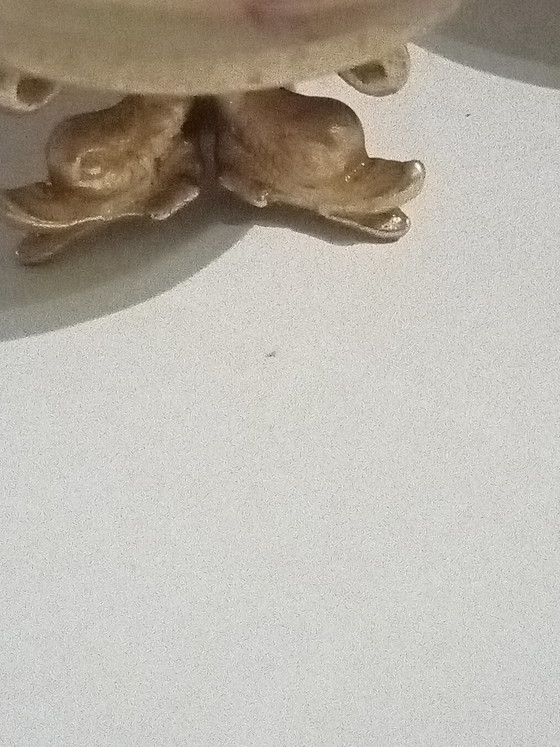 Image 1 of Onyx et laiton plaqué or, un petit bijou vintage