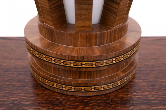 Image 1 of Lámpara de mesa Art Déco, Polonia, hacia 1950.