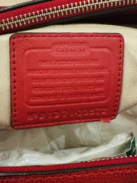 Rode coach-tas – Overige tassen, Calfskin, Leather (photo 3 of 5)