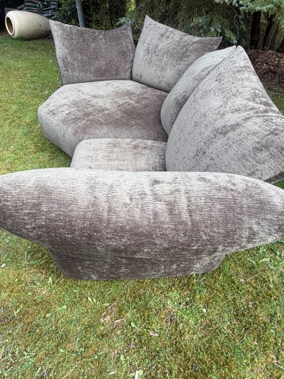 Image 1 of Edra „Standard“ Designer-Sofa – Rinascimento Stoff (Fungo/Mushroom) – wie neu  – inkl. Garantiekarte Exklusives Design