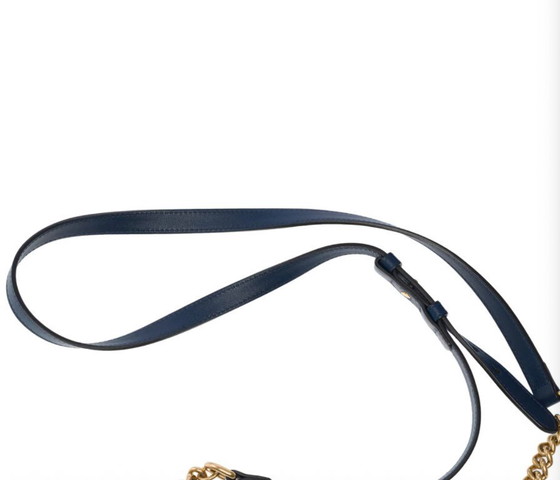 Image 1 of Sac GUCCI Marmont en Denim Bleu - 101769