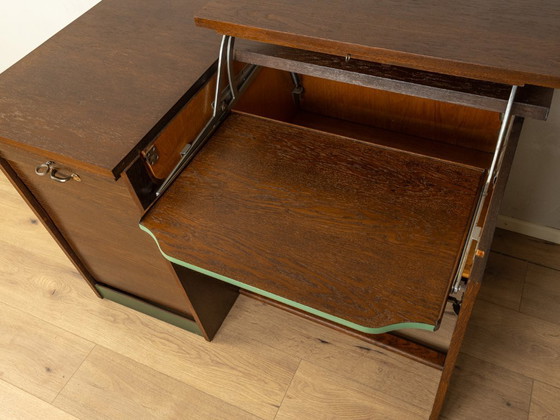 Schreibtisch aus den 1950er Jahren – Wood, Brass (photo 9 of 12)
