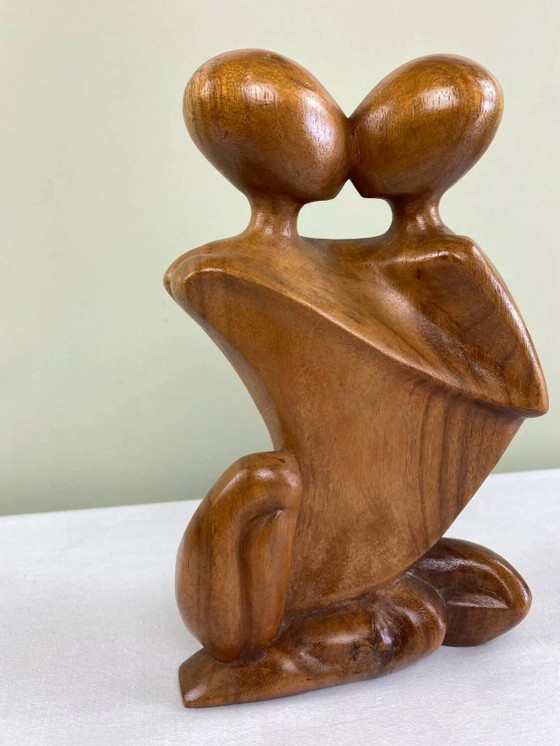 Coppia di sculture abbracciate – Wood, Abstract (photo 3 of 9)