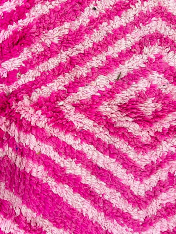 Tapis Rose Bérbere Fait Main Traditionnelle 250cmx150cm – Tappeti, Cotton (photo 4 of 9)