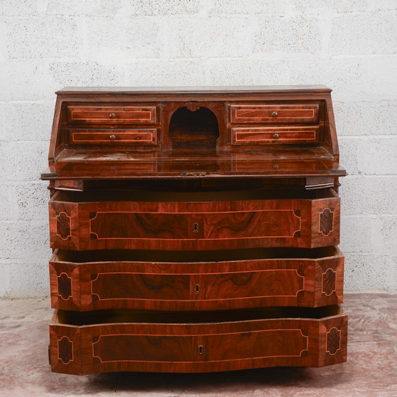 Early 19th Century Secretaire with Hidden Compartments – Desk, Wood, Klassiek (photo 4 of 26)