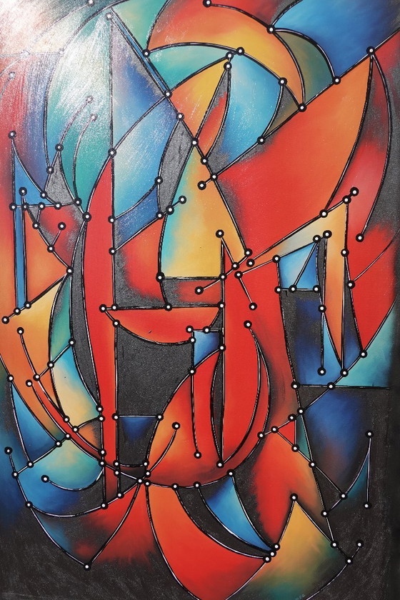 Image 1 of Abstract painting A1455