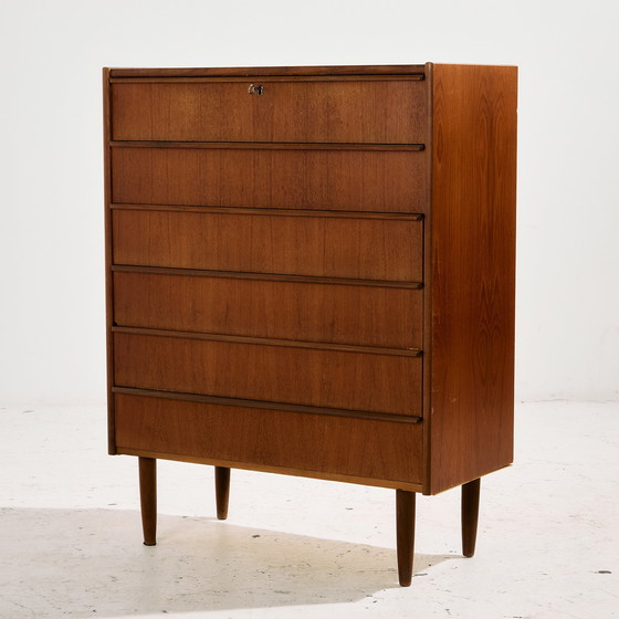 Image 1 of MK10394 Commode en teck à six tiroirs