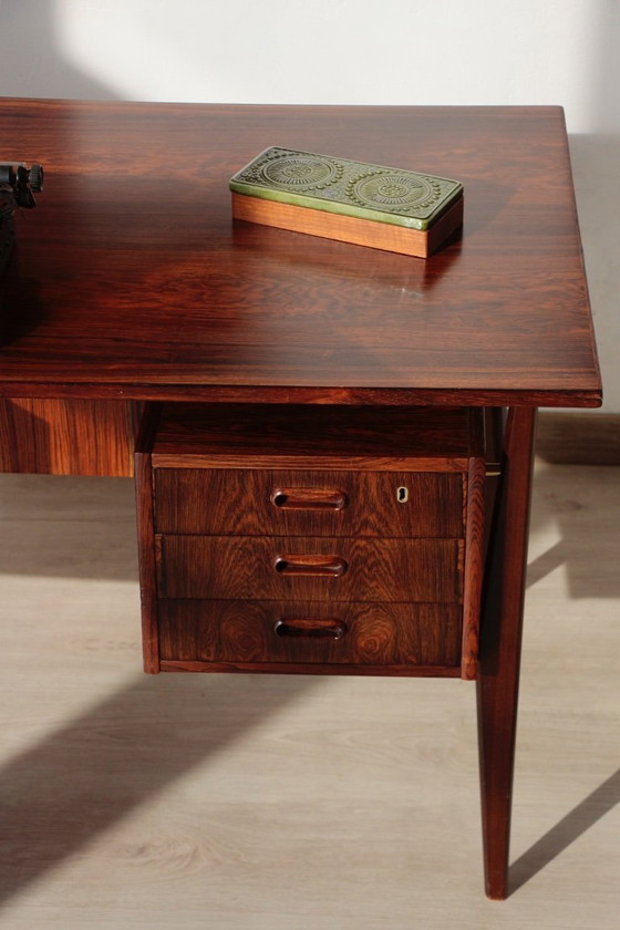 Image 1 of Escritorio Gunner Nielsen de palisandro para Tibergaard (1960)