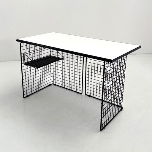Black Wire Writing Desk, 1980s