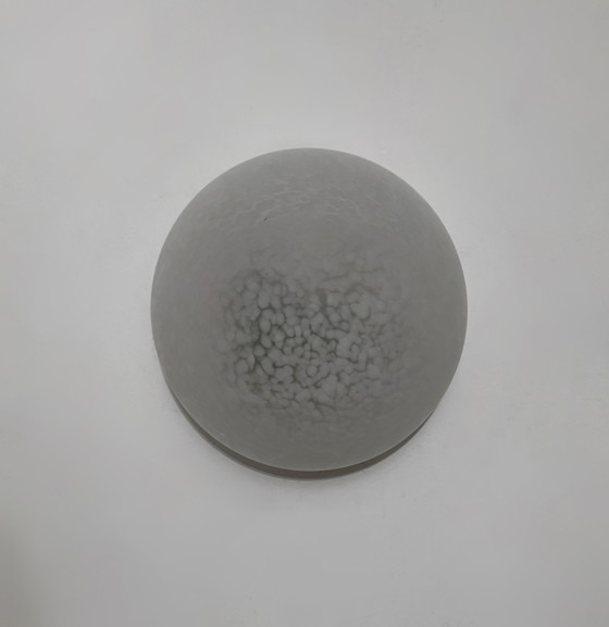 Image 1 of Plafonnier verre de Clichy années 50
