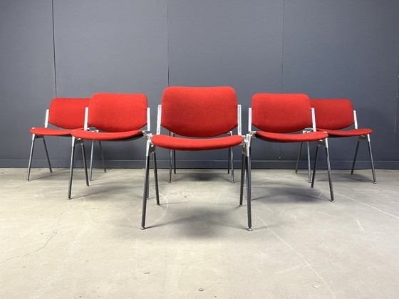 Image 1 of Vintage DSC 106 Side Chairs by Giancarlo Piretti for Castelli, 1970s - set of 6