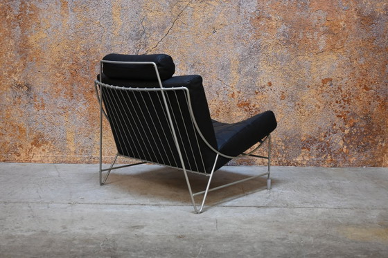 Image 1 of Poltrona di design Leolux Volare in pelle nera