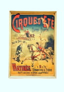 Charles Levy, Cirque d'Ete, Affiche originale incorniciato, c. 1900