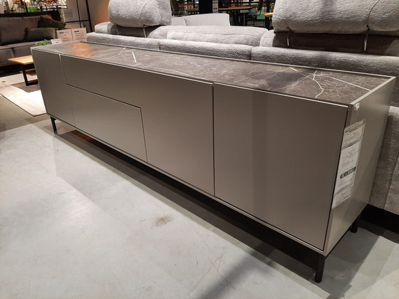 Image 1 of Noon 240 cm - 3 doors + 2 drawers - top in HPL light grey *